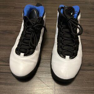 Nike Air Jordan X 10 White Blue Retro Orlando Magic City Pack 310805-108 Sz 10